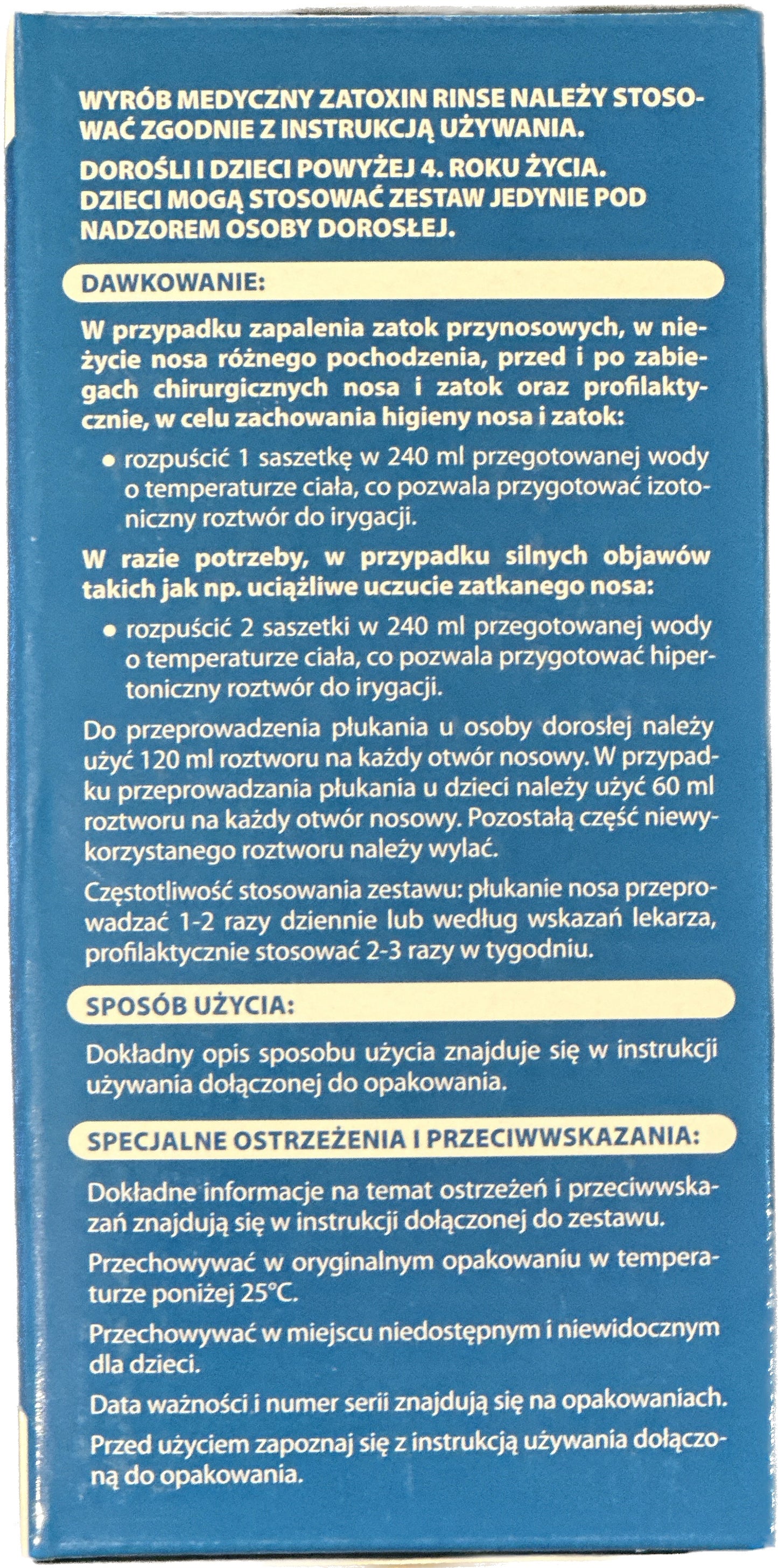 Zatoxin Rinse Kit