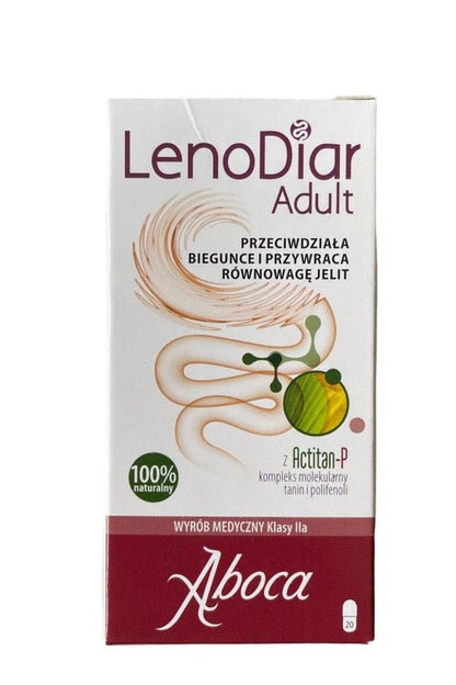 Aboca LenoDiar Adult 20 Capsules - My Health Oasis