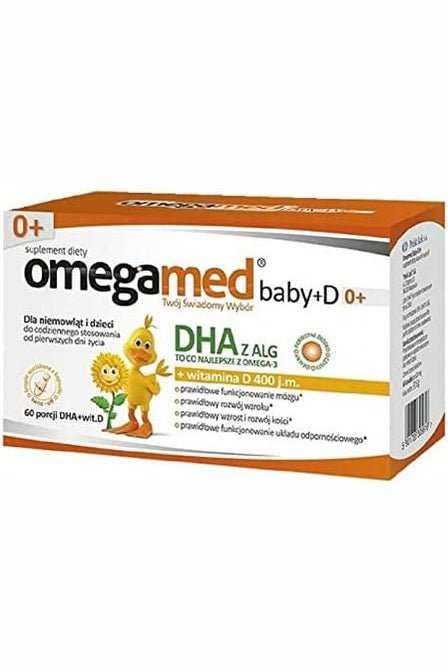 Omegamed baby+D 0+ - 30 twist off capsules - My Health Oasis