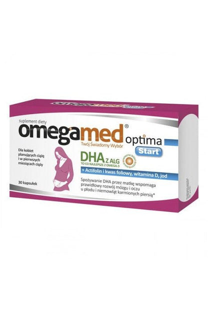 Omegamed Optima Start DHA Z ALG 30 Capsules - My Health Oasis
