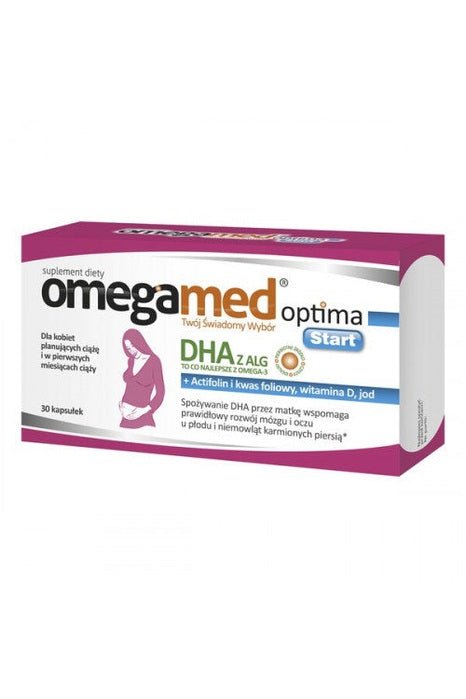 Omegamed Optima Start DHA Z ALG 30 Capsules - My Health Oasis
