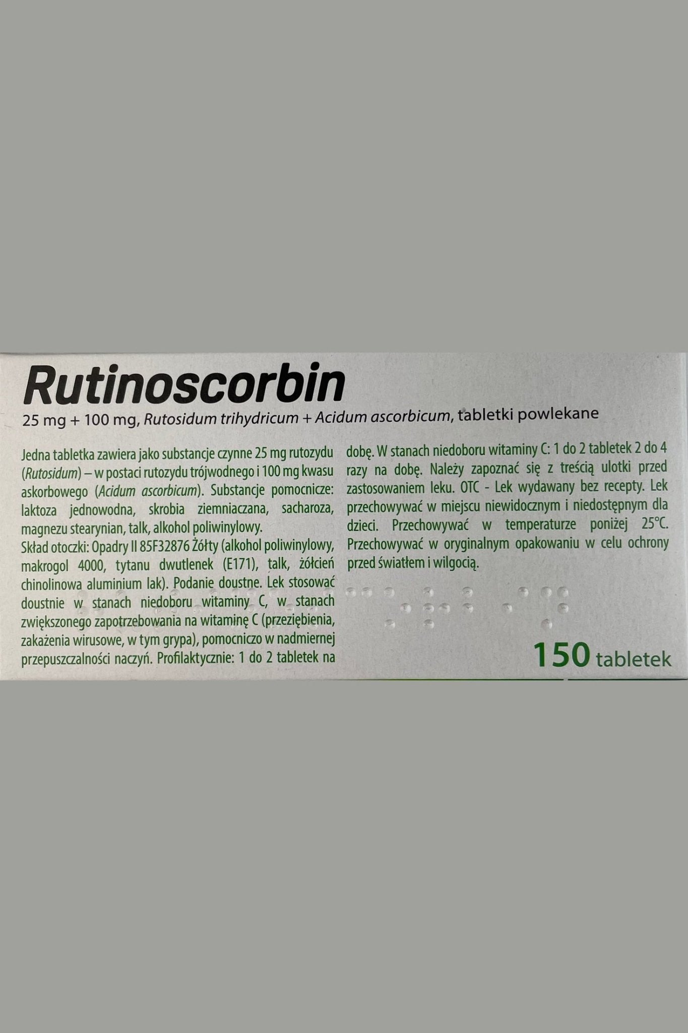 Rutinoscorbin 150 tabs - My Health Oasis